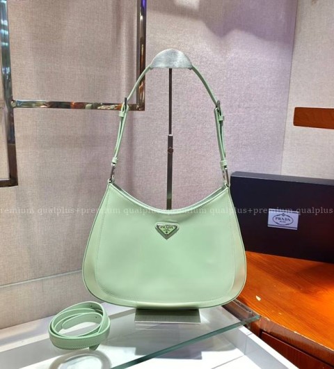 프라다 1BC156 클레오 브러시드 숄더백