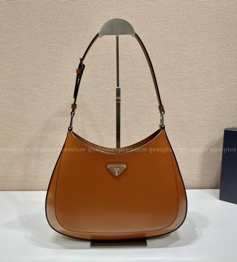 프라다 1BC156 클레오 브러시드 숄더백