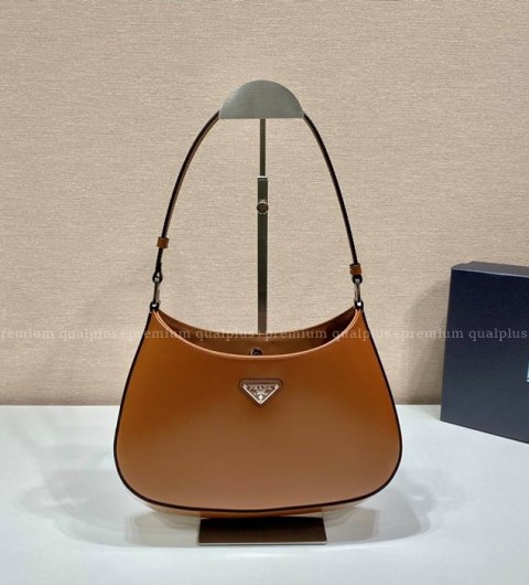 프라다 1BC499 클레오 브러시드 숄더백