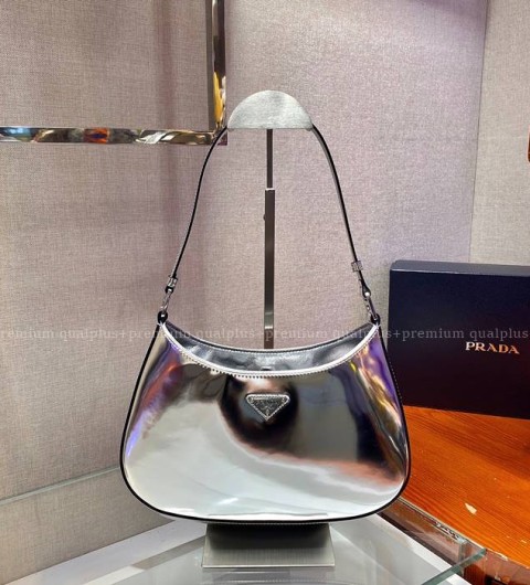 프라다 1BC499 클레오 브러시드 숄더백