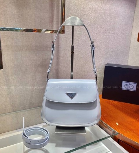 프라다 1BD303 클레오 브러시드 플랩 숄더백