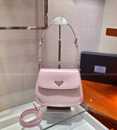 프라다 1BD303 클레오 브러시드 플랩 숄더백