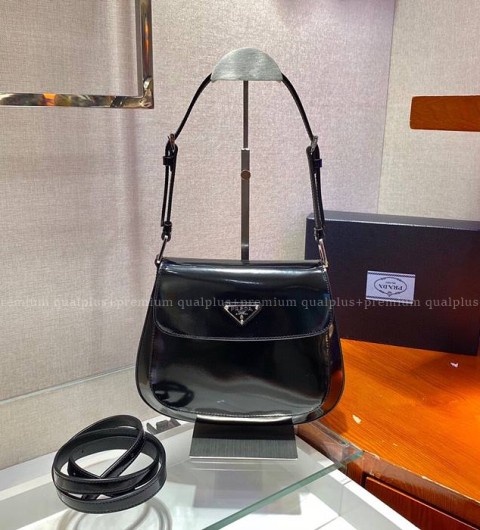 프라다 1BD303 클레오 브러시드 플랩 숄더백