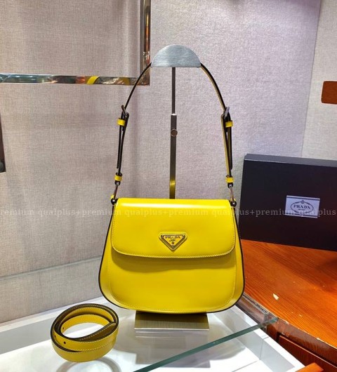 프라다 1BD303 클레오 브러시드 플랩 숄더백