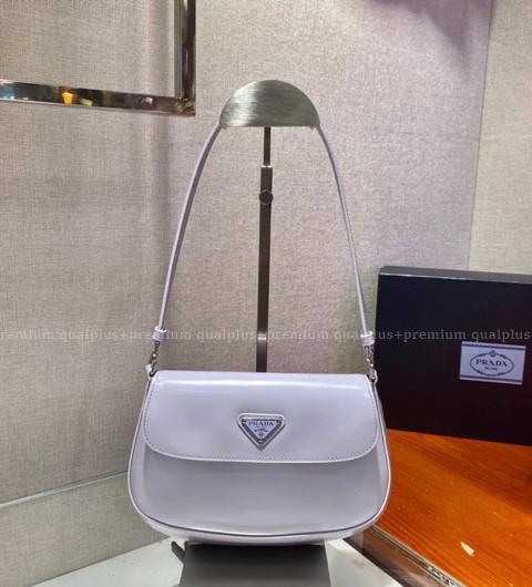 프라다 1BD311 브러쉬드 레더 플랩 숄더백