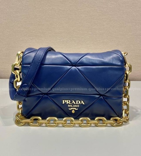 프라다 1BD328 시스템 나파 패치워크 숄더백