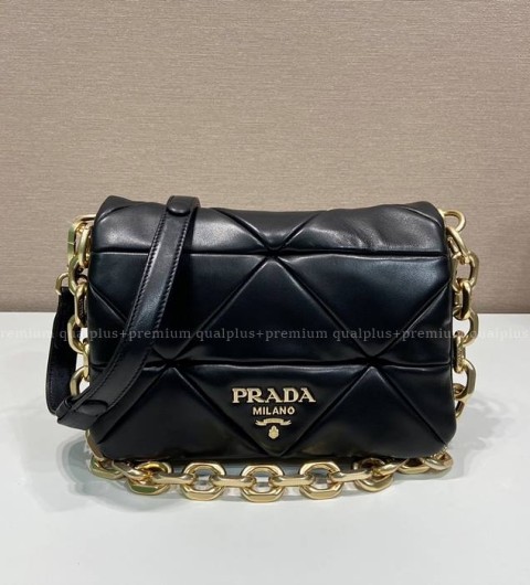 프라다 1BD328 시스템 나파 패치워크 숄더백