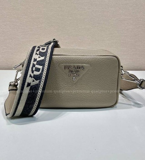 프라다 1BH192 비텔로 다이노 가죽 숄더백 스몰