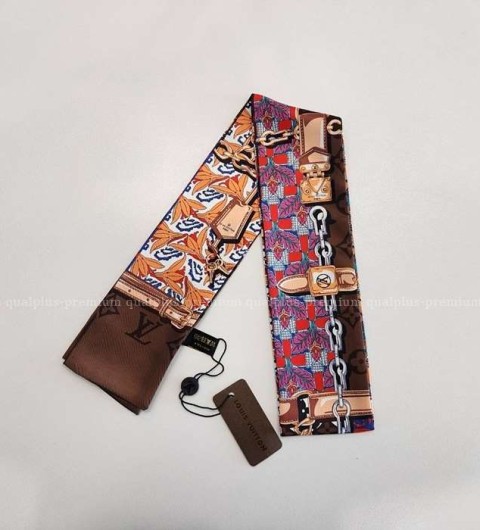 [국내배송] 루*비통 데님그램 트윌리 실크 스카프