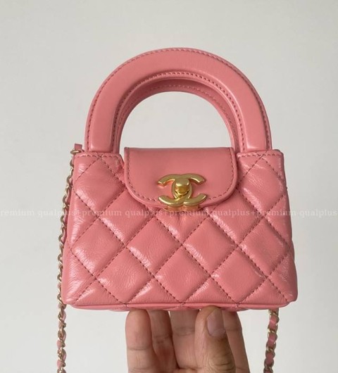 샤넬 23K 켈리 핸드백 나노