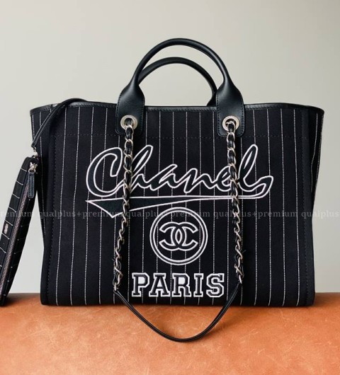 샤넬 도빌 쇼퍼 핸드백 라지