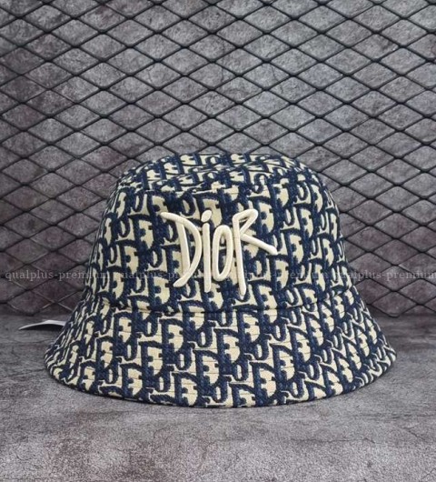 [국내배송] 디* 오블리크 그래피티 로고자수 버킷햇