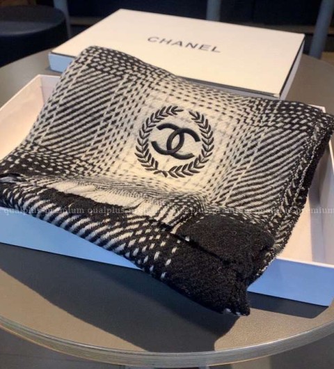 샤넬 CC 체크 머플러