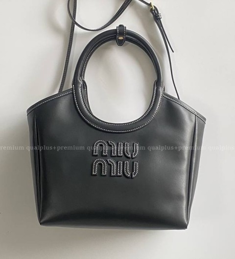 미우미우 아이비 가죽 핸드백