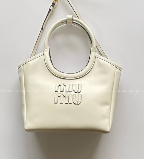 미우미우 아이비 가죽 핸드백