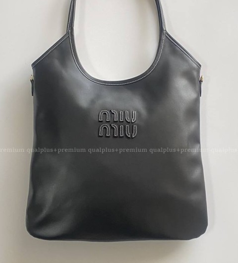 미우미우 가죽 토트백