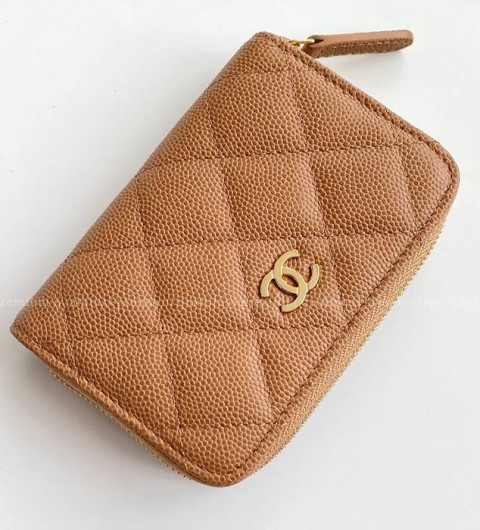 샤넬 클래식 지퍼 카드지갑