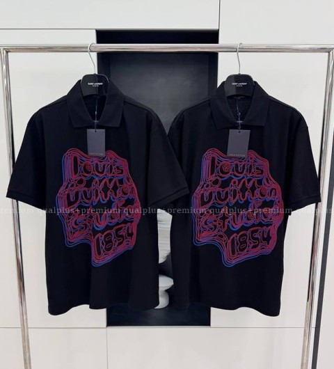 루이비통 엠브로이더드 코튼 피케 폴로 반팔티셔츠
