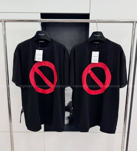 발렌시아가 로고 반팔티셔츠