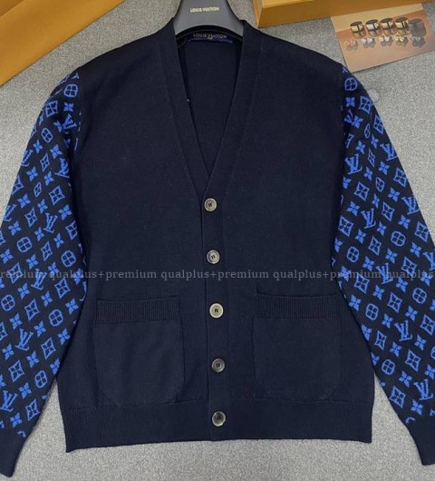 루이비통 모노그램 믹스 캐시미어 가디건