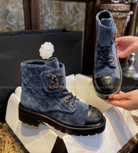 샤넬 CC 워커 부츠 여성용