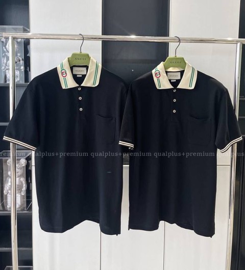 구찌 인터로킹 G 피케 폴로 반팔티셔츠