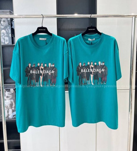 발렌시아가 리얼 크루 반팔티셔츠