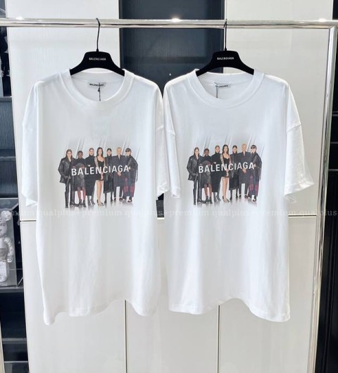 발렌시아가 리얼 크루 반팔티셔츠