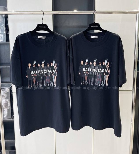 발렌시아가 리얼 크루 반팔티셔츠