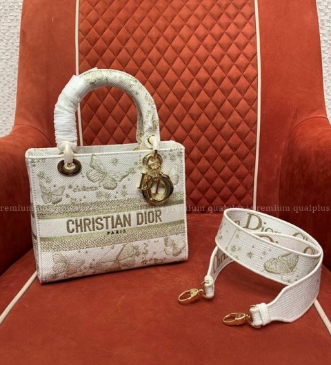 디올 LADY D-LITE 디라이트 레이디백 미듐