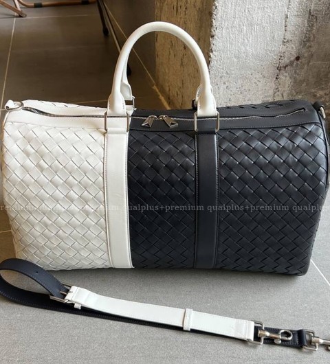 보테가베네타 755127 인트레치아토 더플 보스턴백 미듐