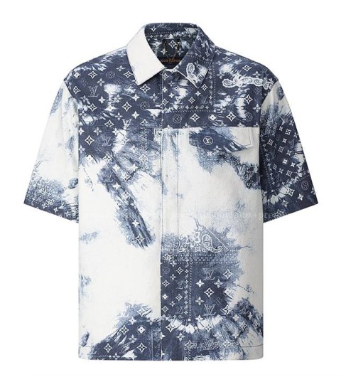 루이비통 모노그램 반다나 쇼트 슬리브 반팔 셔츠