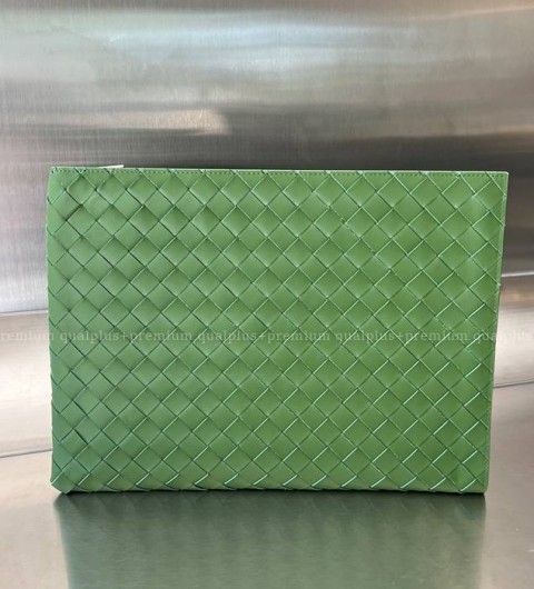 보테가베네타 607479 인트레치아토 하프 지퍼 파우치 클러치백 남성용