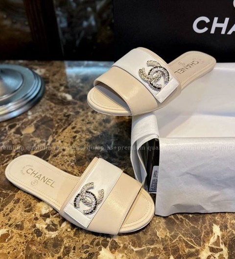 샤넬 23C CC 슬리퍼 여성용