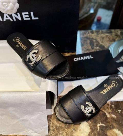 샤넬 23C CC 슬리퍼 여성용