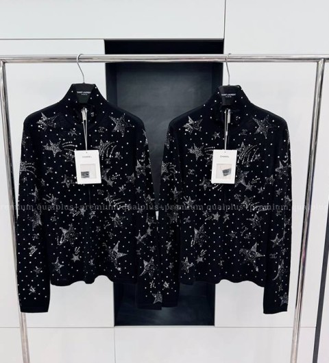 샤넬 핫픽스 스타 집업 자켓