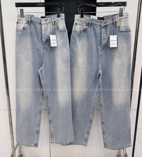 발렌시아가 라벨 데님 팬츠