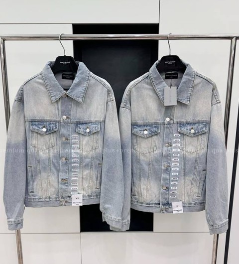 발렌시아가 라벨 데님 자켓