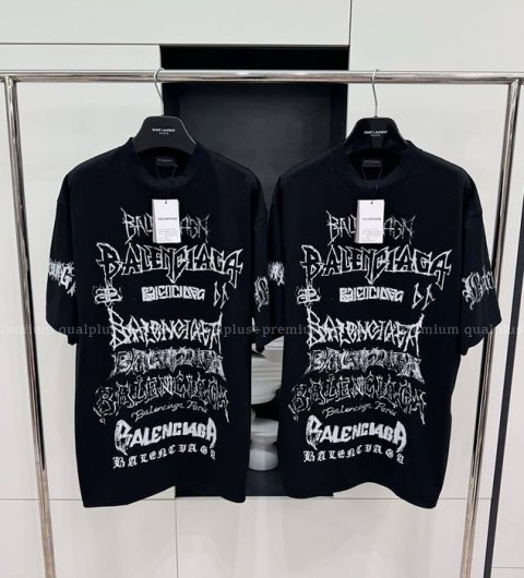 발렌시아가 DIY 메탈 반팔티셔츠