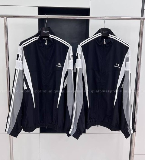 발렌시아가 3B 스포츠 로고 자켓