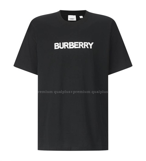 버버리 로고 코튼 반팔티셔츠