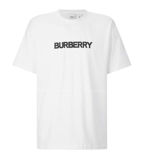 버버리 로고 코튼 반팔티셔츠