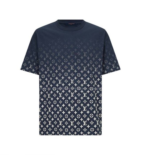 루이비통 모노그램 그라디언트 코튼 반팔티셔츠