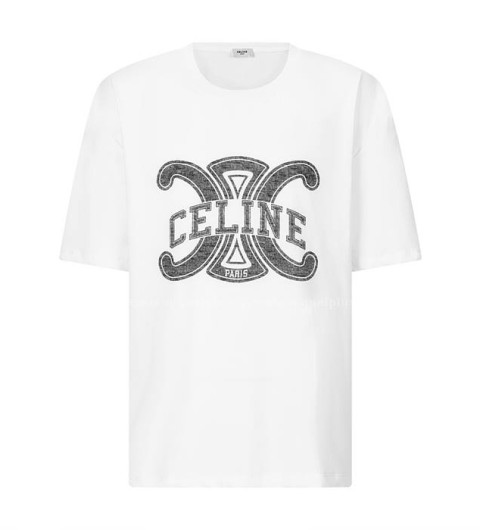 셀린느 로고 반팔티셔츠