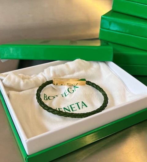 보테가베네타 732416 브레이드 가죽 브레이슬릿 팔찌 남성용