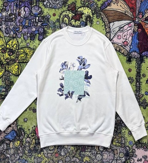 디올 로고 맨투맨