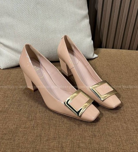 로저비비에 벨 비비에 메탈 버클 펌프스 7.5cm 여성용