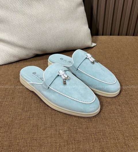 로로피아나 참스 워크 바부슈 로퍼 뮬 여성용