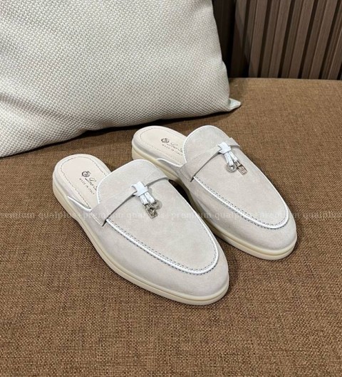 로로피아나 참스 워크 바부슈 로퍼 뮬 여성용