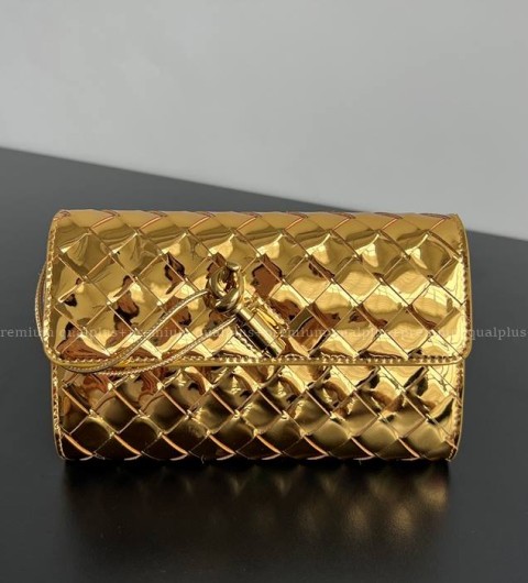 보테가베네타 741504 안디아모 플랩 장지갑 여성용